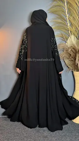 Masya allah cntik dan mewah bngttt😍😍😍 #abaya  #abayaouter  #abayamewah  #abayalebaran  #lebaran2026 