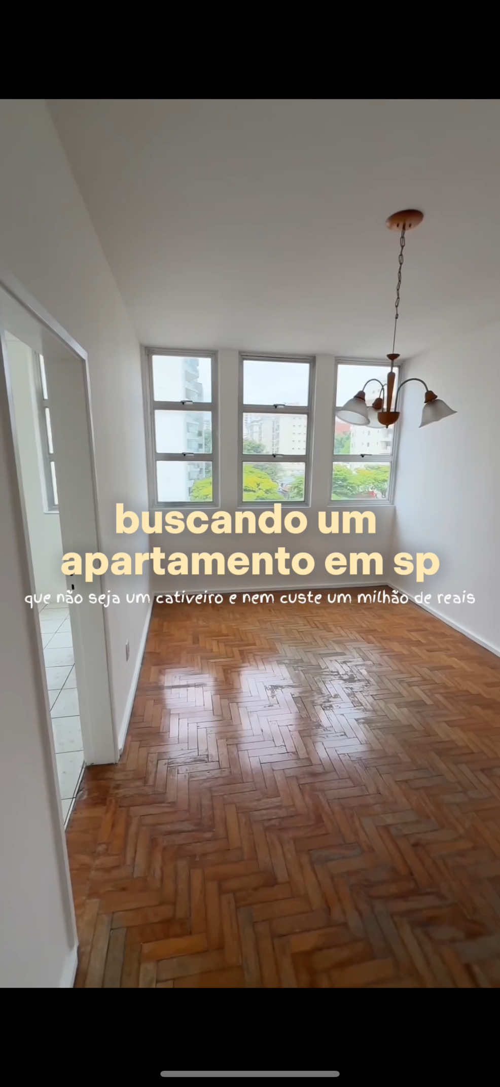 é visita a apartamento em sp que você quer? então toma!  apto 1 - o pacote era entre 2700 e 3000, nao tenho mais o valor exato apto 2 - 3458 com aluguel, condominio e iptu apto 3 - esse tambem perdi o valor, algo proximo a 3000-3500 sorry, nao tenho mais alguns valores exatos… ⭐️