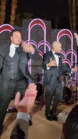 رقص مصطفى غريب مع حاتم صلاح وعروستة نهلة #سفير_المحبة_هاني_شنودة 