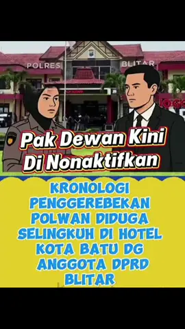 Diduga Selingkuh, Inilah Kronologi Polwan dan Anggota DPRD Digerebek 
