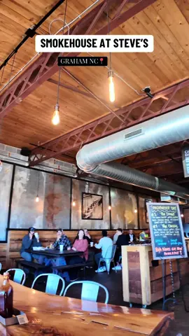 COME EAT WITH ME AT @Smokehouse At Steve’s #nceats #ncfoodies #foodtiktok #foodfinds #grahamnc 