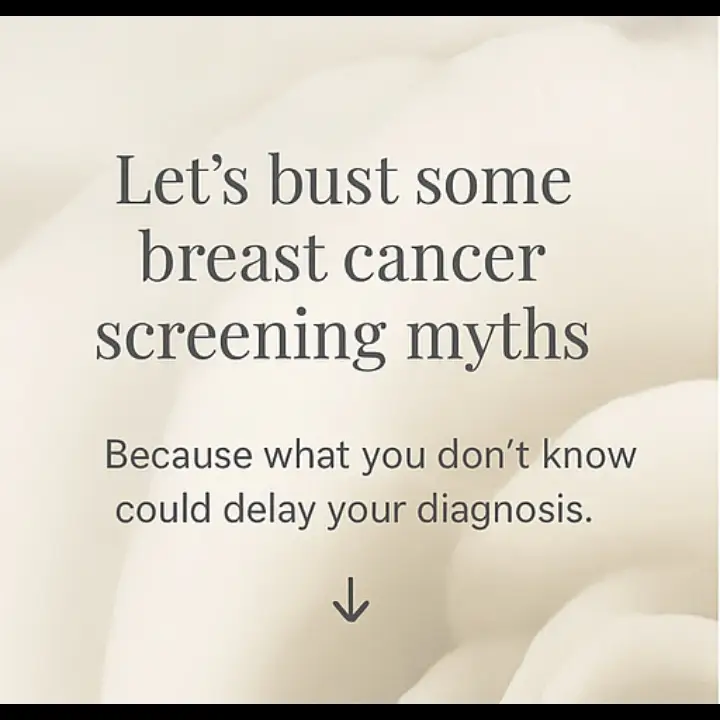 Breast cancer kills! Let's talk about some myths relating to breast cancer and let's get screened!  #obgyn #breastcancer #BreastCancerAwareness #breasthealth 