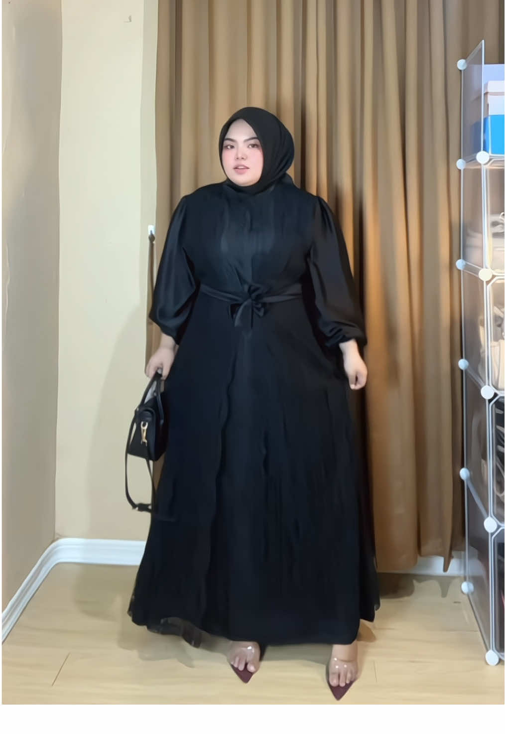 Pov : Lebaran 2026🖤 #ootdfashion #dresscantik #lebaran #bajulebaran #outfitideas 