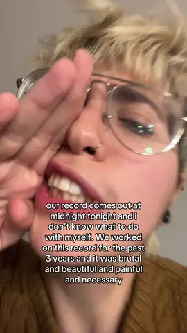 our album comes out tonight at midnight or maybe is already out for you its called weirdo and means the world to me #fyp #album #alternative #newmusic #rockmusic 