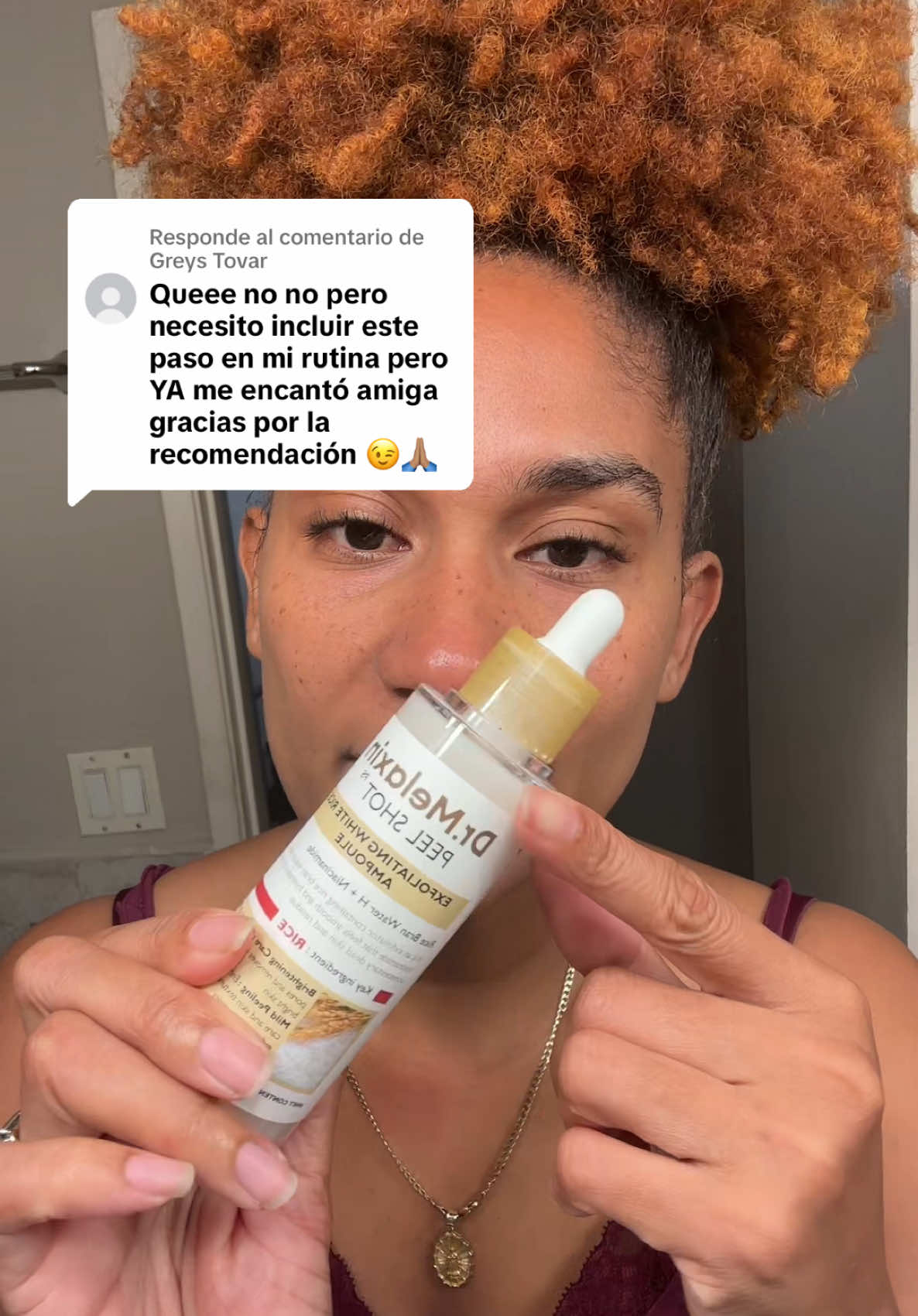 Respuesta a @Greys Tovar exfoliador para la limpiar y restablecer el brillo de tu piel @Dr.Melaxin Global #drmelaxin #drmelaxinpeelshot #exfoliation #blackhead #tiktokshopblackfriday 