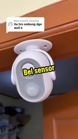Membalas @anyanying ini tanpa wifi ya bel sensor gerak otomatis bisa cod murah #belsensor #belsensorgerak 