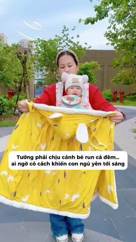 Tưởng phải chịu cảnh bé run cả đêm... Ai ngờ có cách khiến con ngủ yên tới sáng #aochobe #tresosinh #viral #xuhuong