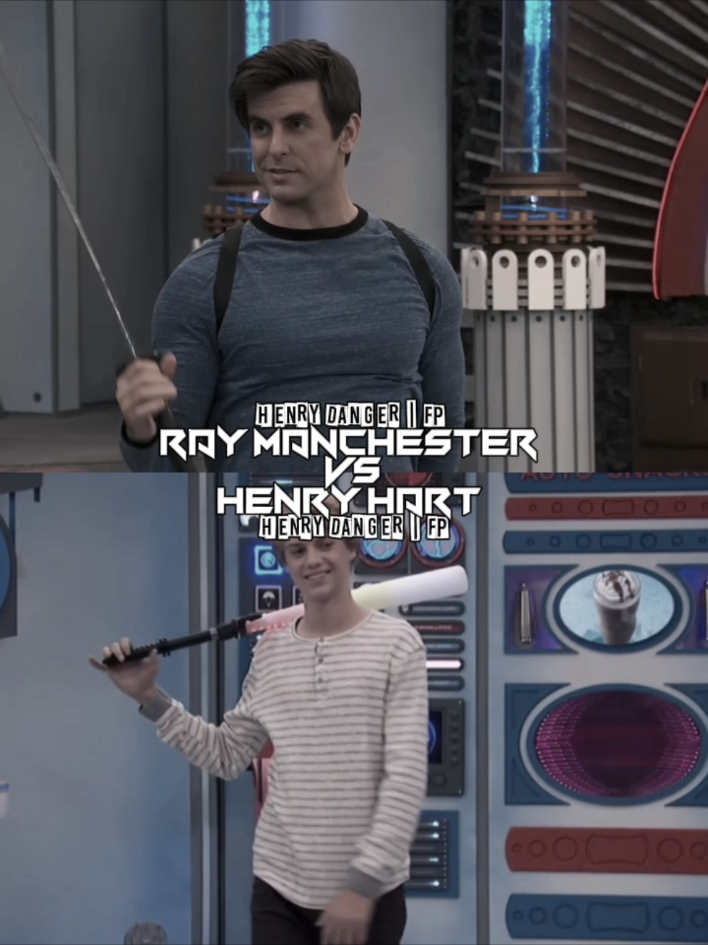 Kid danger vs Captain man//  #kiddanger #captainman #henrydanger #fyp #zxycba 