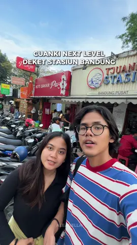 Kalau Bandung punya versi “cuanki elegan”, ini dia tempatnya. Asli enak banget!😭 Tjuankie Stasion — gabungin cita rasa klasik sama suasana nostalgic yang bikin betah lama-lama cuy! #kulinerbandung #bandungvibes #tjuankiestation #kulinerstasiunbandung  #creatorsearchinsights 