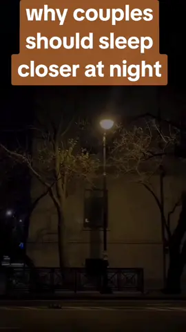 why couples should sleep closer at night