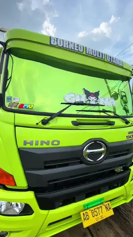 Hijau kukus40% , hijau hino 500 nih bos . #brandafypシ #drivermuda #hino500 #hinomodifikasi #sopirtruck 