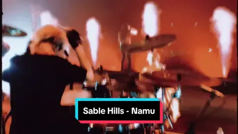 @SABLE HILLS / Namu 昨日リリースの新曲、Namu 不動明王の真言をフィーチャー🤘🏻 #SableHills #heavymetal  #metalcore #loudpark #metaldrummer 