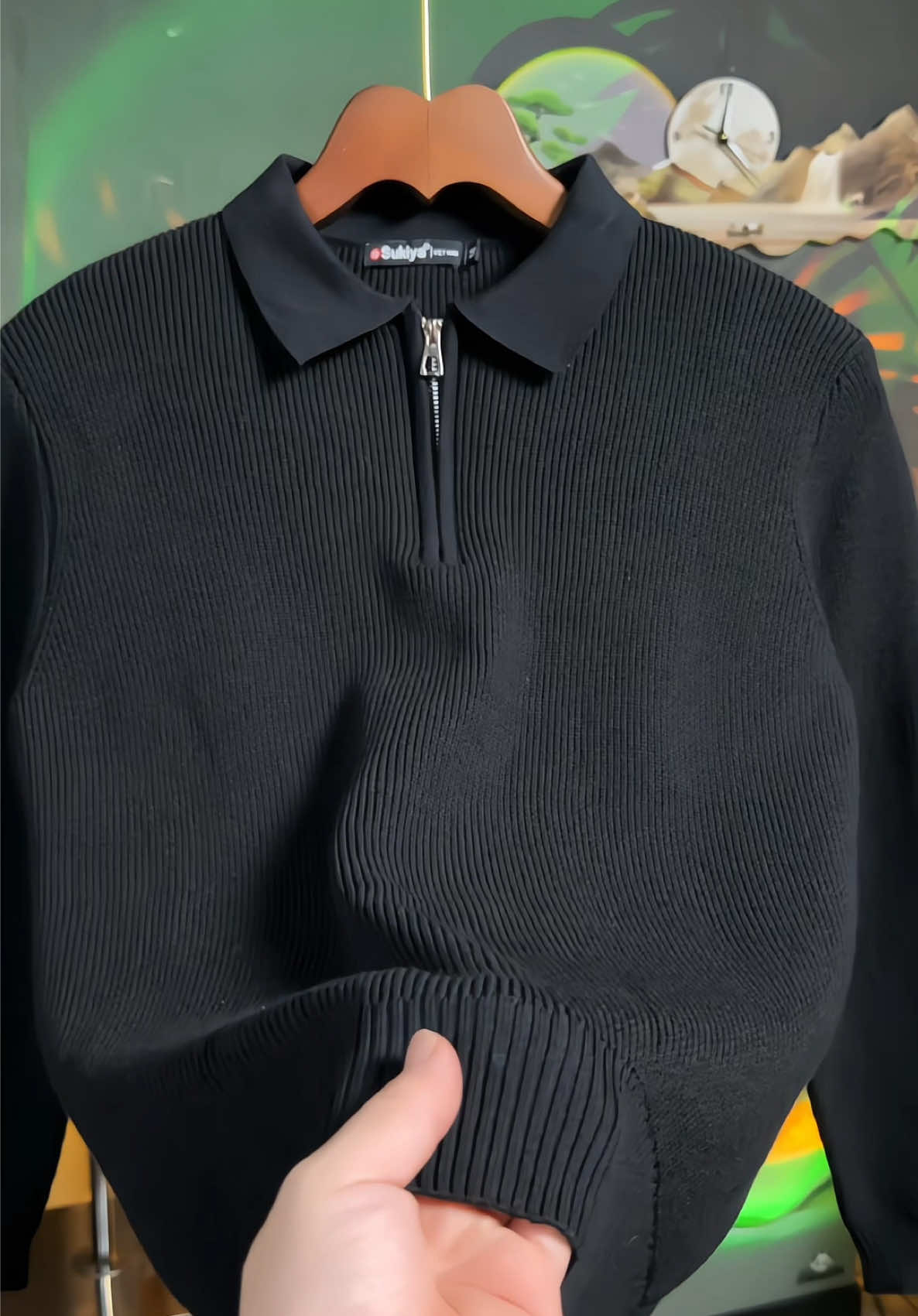 Áo Len Nam Kéo Khóa Cổ Bẻ SUKIYA Chất Len Lông Thỏ Đẹp Mềm Mại AL90 Menswear #aolennam #aolen #aolenhanquoc #phoidonam #xuhuong 