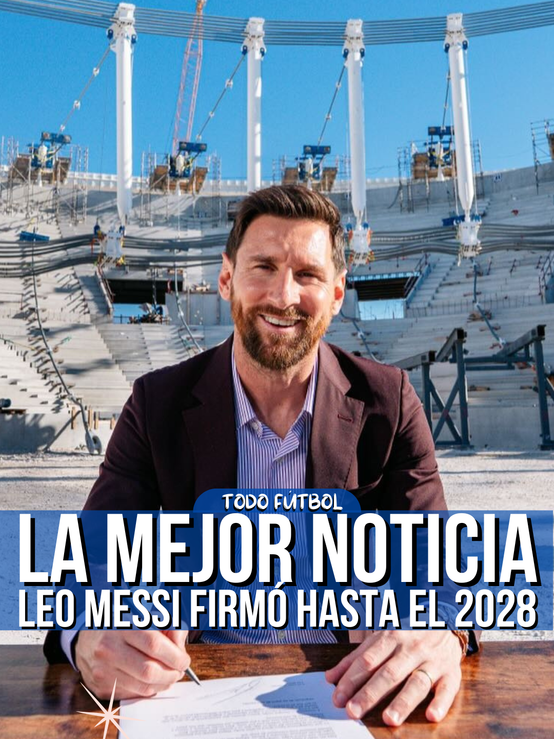 Tenemos Leo Messi hasta el año 2028 😍 #messi #leomessi #lionelmessi #futbol #intermiami
