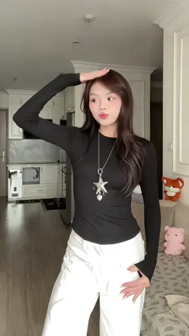 Mùa này sao thiếu được mấy e thun ôm dài tay#aothundaitay #aothundaitaynu #byjane 