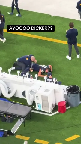 Dicker living the life…😭😭 #fyp #nfl #chargers #vikings #viral 