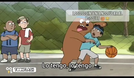 Polar siempre termina salvando el partido 😂🏀 #escandalosos #cartoonnetwork #toonflash #grizz #panda #polar #momentos #tiktokcartoon #nostalgia