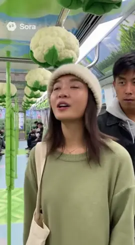菜花主題車廂#sora2 #ai #推薦推起來 #熱門推薦 #aivideo 