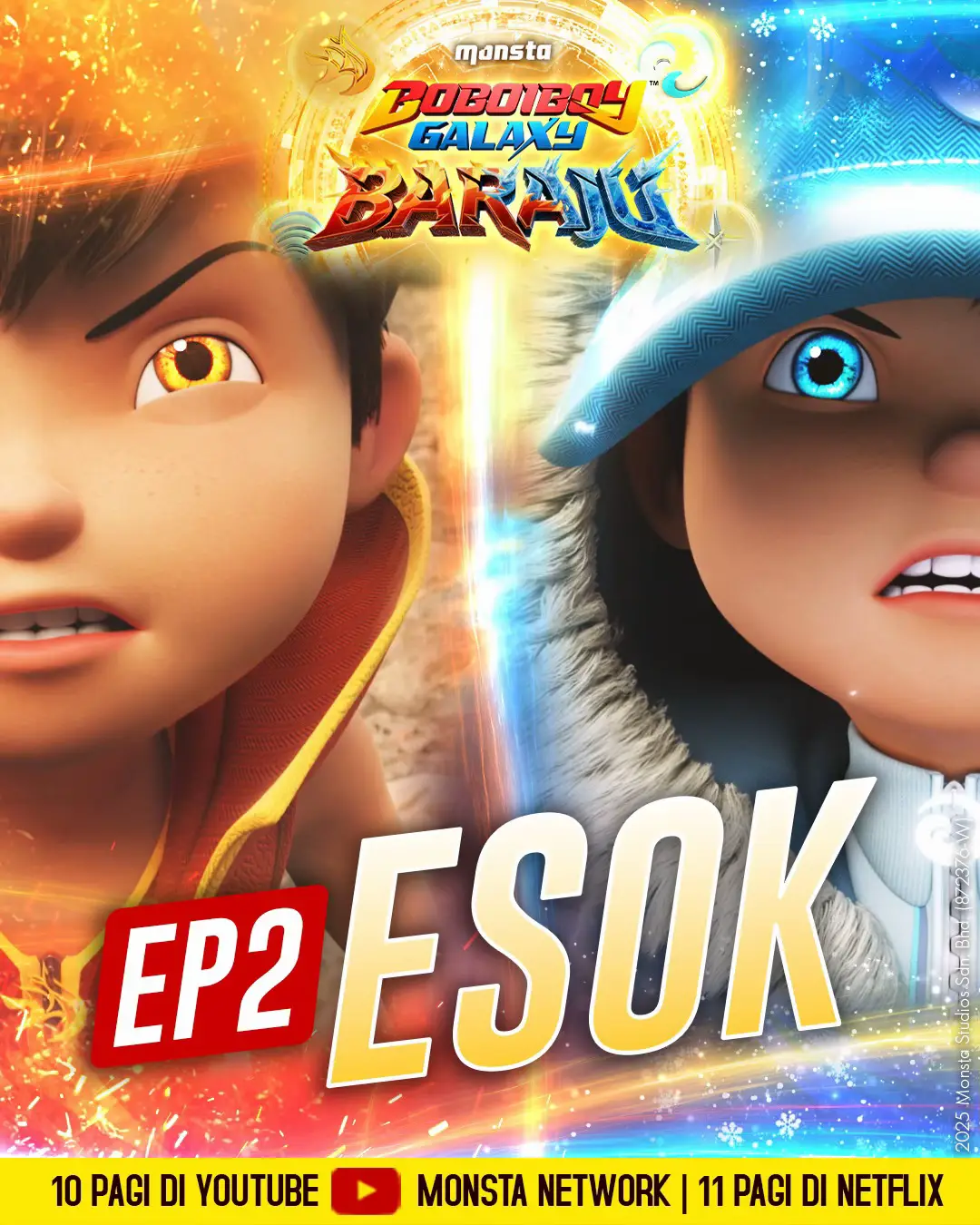 Episod 2 ESOK!!! 😱😱😱 #BoBoiBoy #Baraju #TeamBara #TeamSalju #MonstaHypeTrain