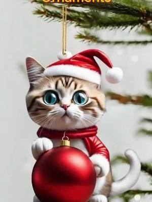 Christmas Cat Ornaments