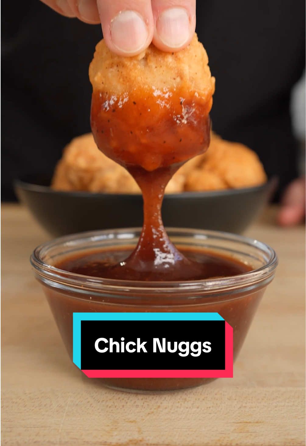 McDonald’s Chicken Nuggets, from scratch, and they actually taste good! Recipe: For the chicken mix:     •    2 chicken breast or 1 giant one     •    2 chicken thighs, boneless      •    1 tbsp kosher salt     •    ½ tsp MSG     •    ½ tsp white pepper     •    ½ tsp garlic powder     •    ½ tsp onion powder For the coating:     •    ½ cup all-purpose flour     •    1 cup cornstarch     •    1 tsp baking powder     •    1 tbsp salt 1 tsp paprika           ½ tsp white pepper     •    ½ tsp garlic powder     •    ½ tsp onion powder     •    Approx ½ cup cold water (add gradually; batter should be slightly runny) Fry at 375 until an internal temp of 165f #Foodie #chickennugget #EasyRecipes #foodhacks