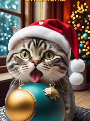 Christmas Cat Ornaments