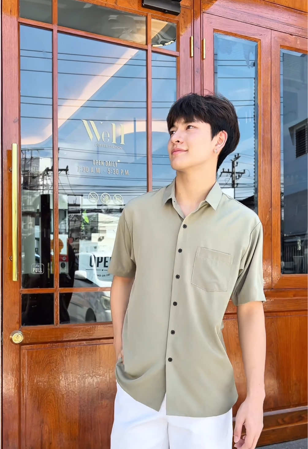 เสื้อเชิ้ตแขนสั้นผู้ชาย #เสื้อเชิ้ตผู้ชาย #เสื้อเชิ้ตแขนสั้นผู้ชาย #เสื้อผ้าผู้ชายสไตล์เกาหลี #เสื้อผ้าผู้ชาย #menfashion 