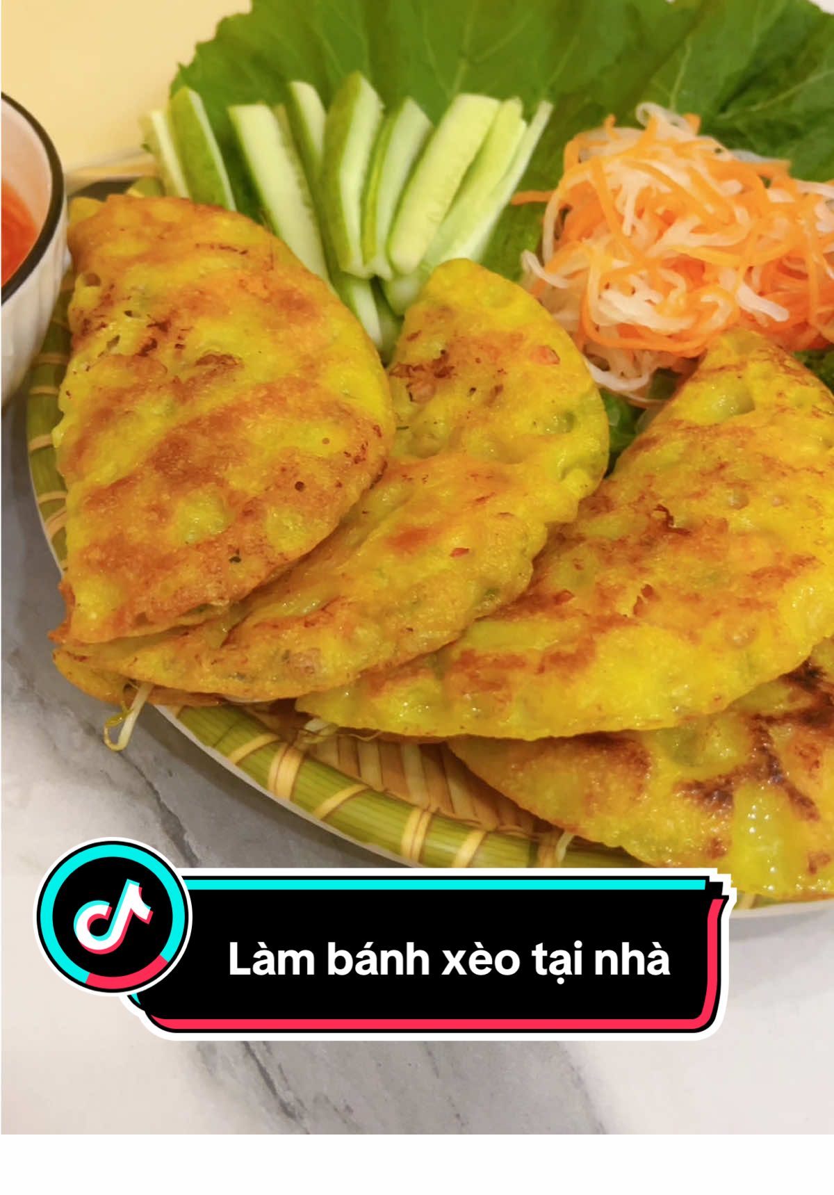 Nay mát trời đổ thử mẻ bánh xèo mà một phát ăn ngay🥰🥰 #review #banhxeo #monngonmoingay #tiktokviral #xuhuong 