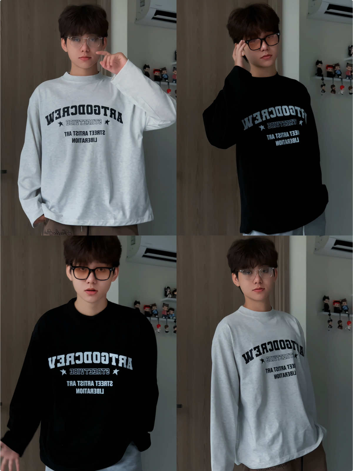 Mỗi mẫu áo dài tay lại có mỗi điểm đẹp riêng nhờ 🫰🏻#dangmacdo #reviewdonam #aothundaitay #sixhuman #dothudong