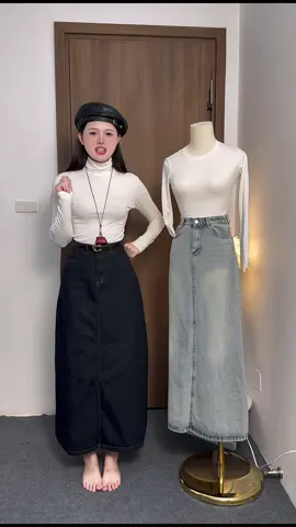 Mùa này thì chân váy dài đúng là chân ái #fyp #thoitrangnu #trending #emphan #chanvaybodangdai 