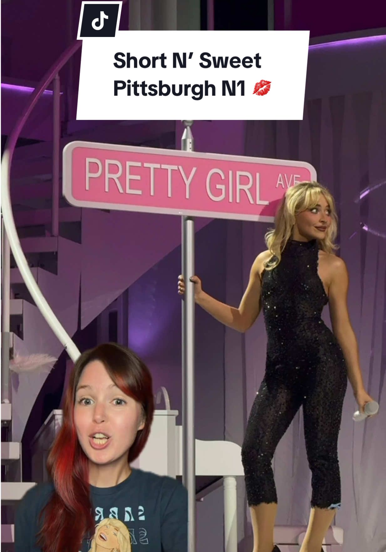 Short N’ Sweet Tour Pittsburgh N1 💋 #sabrinacarpenter #shortnsweet #shortnsweettour #pittsburghshortnsweet 