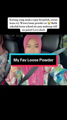 cepat grab guys, tengah sale sekarang!  #reviewjujur #loosepowder #loosesettingpowder #wawaloosepowder #wawacosmetics 