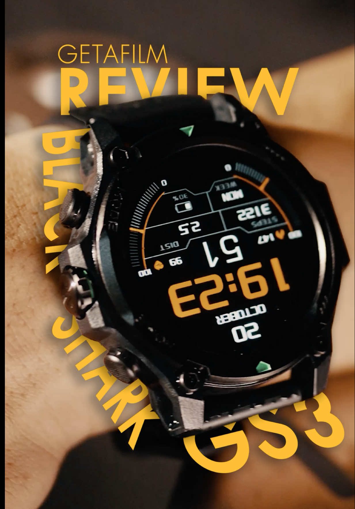 🔥 พร้อมลุยทุกสถานการณ์! กับสมาร์ทวอช Black Shark GS3 นาฬิกาเท่ ดีไซน์ดุดันแข็งแรง วัสดุระดับ Military Grade จะสายออกกำลังกาย ลุยหนัก หรือใส่ใช้ชีวิตประจำวัน ตัวนี้คือเพื่อนคู่ใจที่พร้อมไปกับทุกโมเมนต์ แบตอึดสุดในกลุ่ม   ถ้าชอบสไตล์เท่ สปอร์ต อึด ถึก ทน จะไปไกลแค่ไหน ตัวเดียวจบครับ ตัวนี้ผมแทบจะใส่กับทุกงานที่ผมไปเลยแล้วถือว่าชอบมากกกก ในราคาที่จับต้องได้  #BlackSharkGS3 #SmartWatch #getafilmproduction #GETAFILM #เก็ทอะฟิล์มรีวิว 