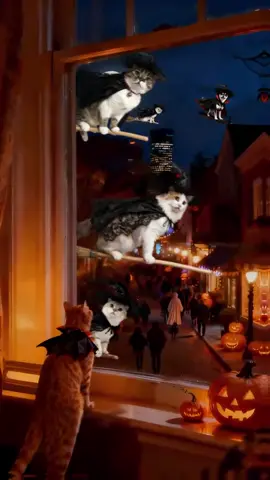 Halloweenies!!!👻 Douyin ID: 1256694282 #edit #cat #dog #halloween #douyinedit 