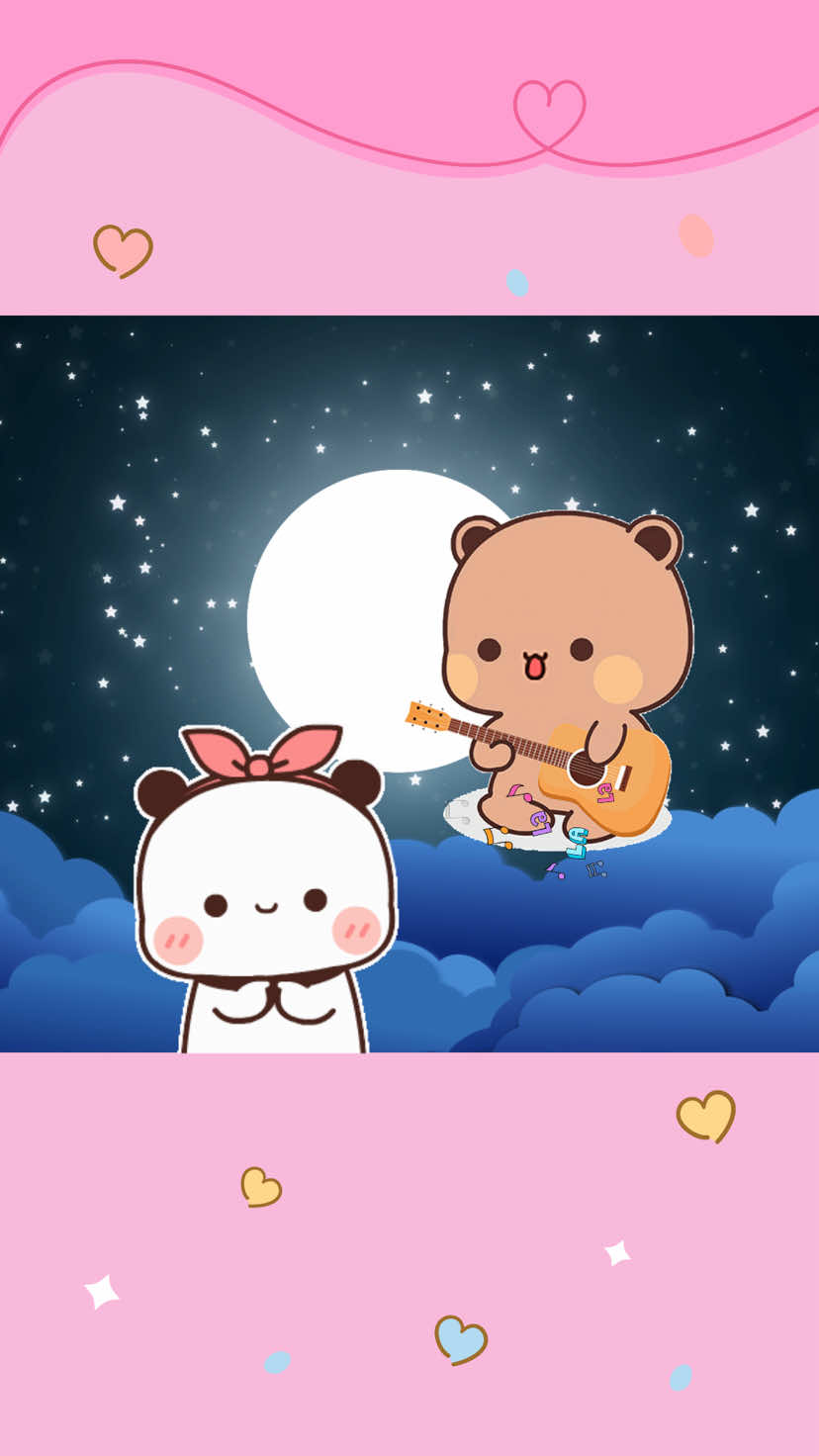 Ánh trăng nói hộ lòng anh 🥰 #bubududu #bubududulove #cute #couple 