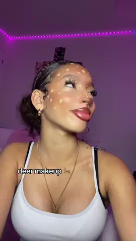 so excited for halloween!! #fyp #halloweenmakeup #halloween #deer #makeup 