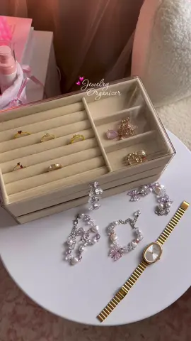 3 layer jewelry box💓 #fyp #acrylicbox #jewelryorganizer #jewelrybox #jewelry 