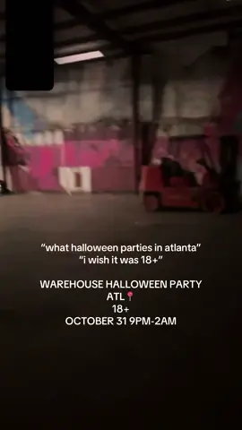 WAREHOUSE HALLOWEEN PARTY ATLANTA October 31 9M-2AM 18+  #atlanta #halloween #party #thingstodoinatlanta #costumeideas 