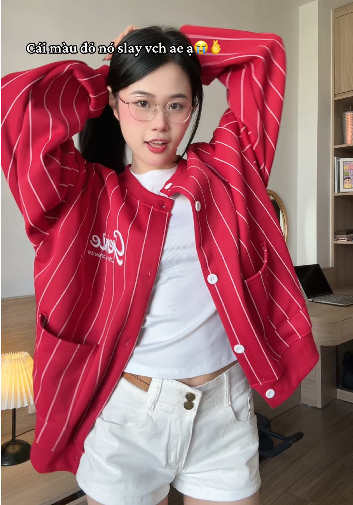 Đẹp xỉu á🥹 #aokhoaccardigan #lanbebe 