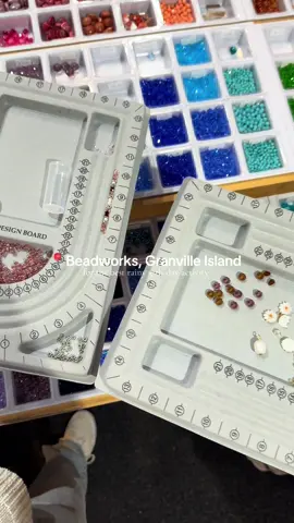 📍Beadworks, Granville Island for the best rainy girls day activity in Vancouver #beadworks #vancouverthingstodo #rainyseason #granvilleisland 
