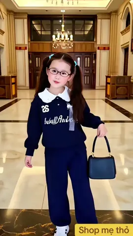 sét nỉ 2 da mềm cho bé gái đính ren mềm đủ size 8-35kg ( nỉ số 26)#quanaotreem #thoitrangtreem #bothudongchobe #xh #vairal 