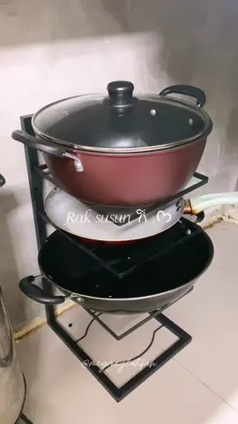 Rak susun panci,wajan,teflon dll