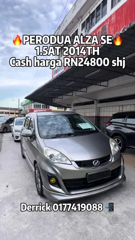 🚘PERODUA ALZA 1.5AT SE 2014TH 🚘 Paling murah, harga cash RM24800 sahaja. .  ☎️ Derrick 𝟬𝟭𝟳-𝟳𝟰𝟭 𝟵𝟬𝟴𝟴 ✅ https://wa.me/message/4Z4BS3YEHY4TL1 #Vlog #offer #kereta #tik_tok #keretacantik    