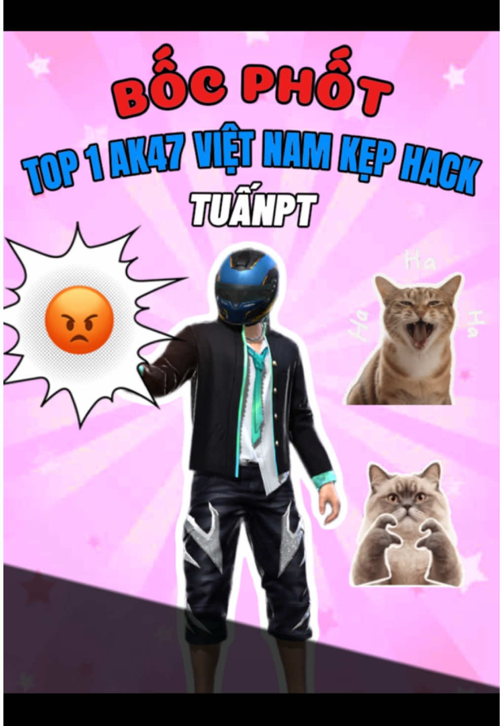 Top 1 AK Việt Nam kẹp hack còn khè khè 🤨 #viral #nhasangtaofreefire #thinhhanh #tuanphucthu #fyp 