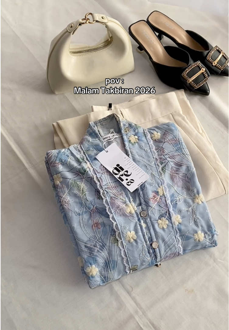 Pasti malemnya susah tidur karena pengen cepet” pake baju baru🥲 #katunbordir #tunikkatbol #ramadhanoutfit 