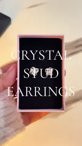 Crystal Stud Earrings! ✨ #crystalstud #crystalstudearrings #earrings #earaccessories #jewelry 