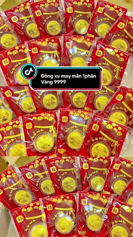 #YẾN  #Đồng_xu_may_mắn_1phân #Vàng_9999 