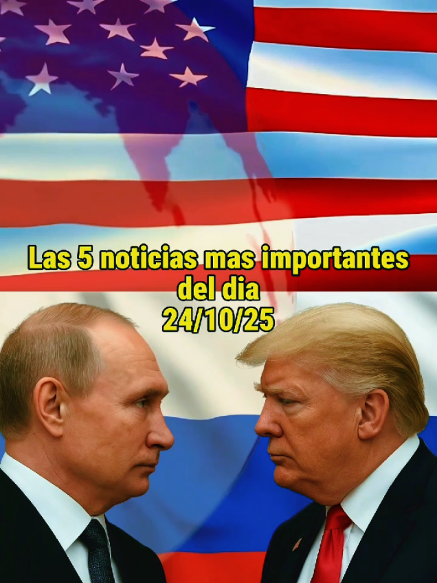 Las 5 noticias mas importantes del dia 24/10/25 #usanews #newstiktok  #newsusa #globalnews #trumpnews 