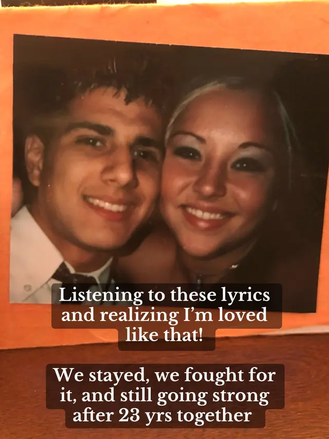 Listening to these lyrics and realizing I’m loved like a 90’s country song! 🥹 #lovedlikethat #highschoolsweethearts #highschool #loved #90s 