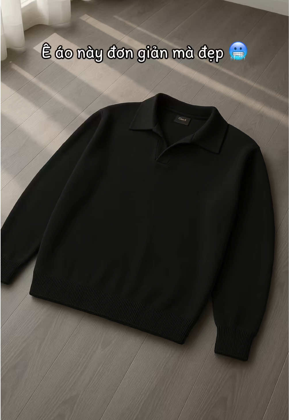 Áo thun tăm cổ V trụ DAVUBA #sweater #xuhuong #davuba 